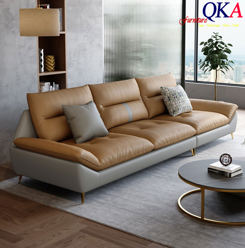 Ghế sofa băng dài - QKA 11v2 sẽ là sự lựa chọn tối ưu cho không gian phòng khách của bạn. Với thiết kế đơn giản nhưng không kém phần sang trọng, chiếc ghế này sẽ mang lại cho căn phòng của bạn một vẻ đẹp mới lạ và quyến rũ. Hãy đến ngay để tận hưởng cảm giác thoải mái khi sử dụng sản phẩm này!